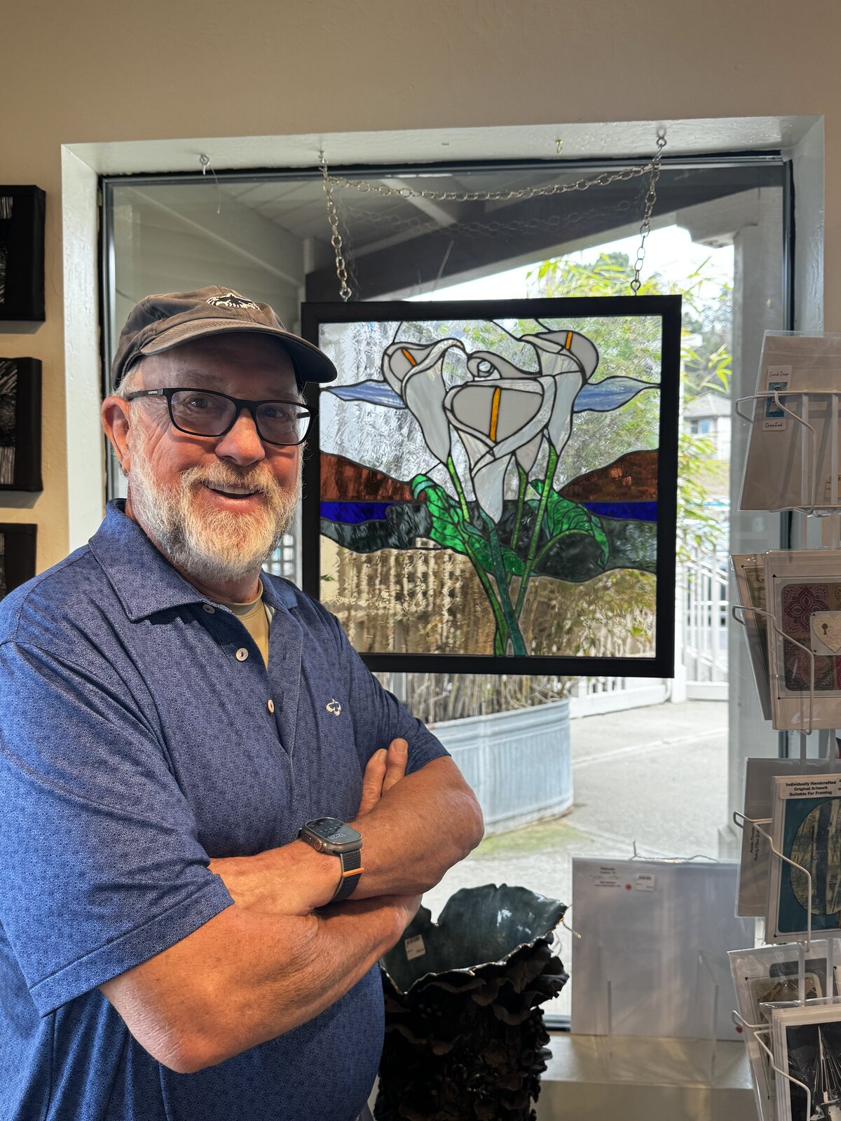 Dr. Duckham with Calla Grace on display at The Dolphin Gallery, Gualala